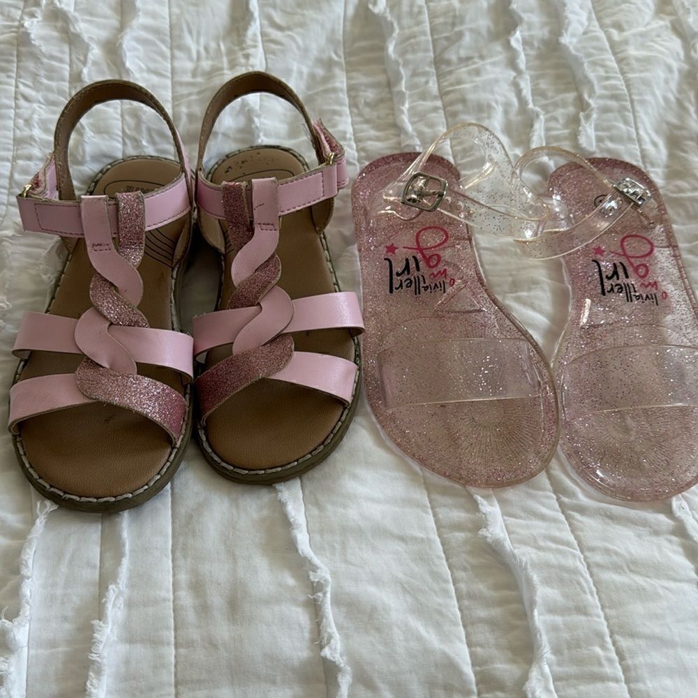 Toddler girls 10 pink sandals